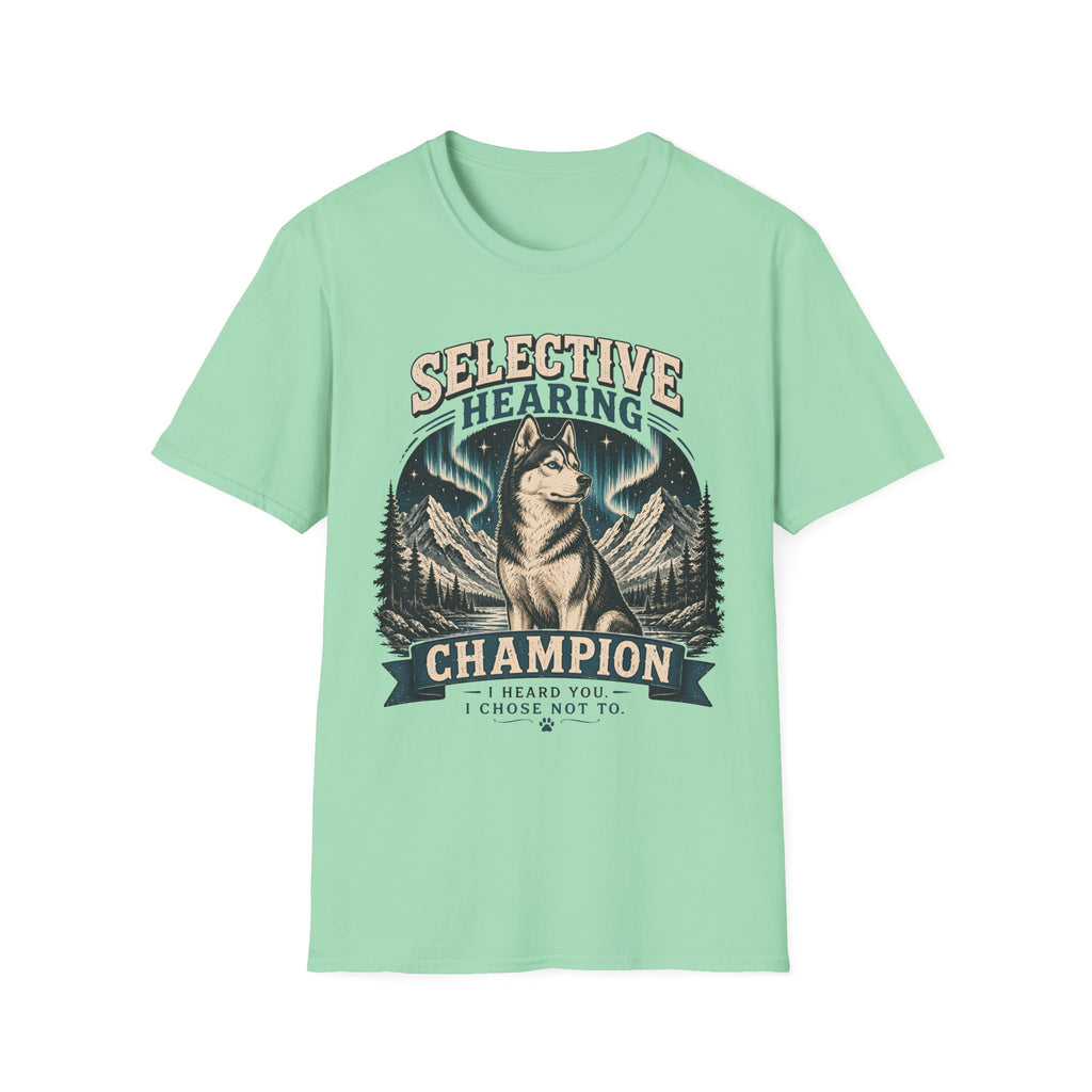 Selective Hearing 2 Dog T-Shirt