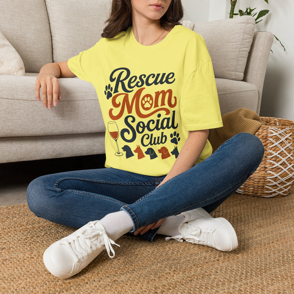 Rescue Mom Social Club T-Shirt