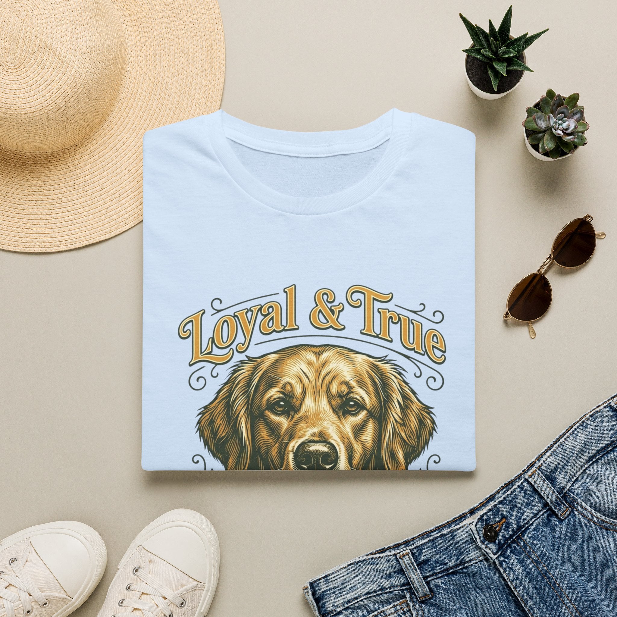 Loyal and True Golden Retriever T-Shirt