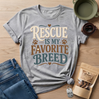 Rescue is My Favorite Breed T-Shirt