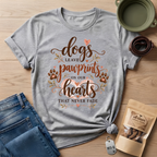 Pawprints Hearts T-Shirt