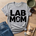 Lab Mom Text T-Shirt