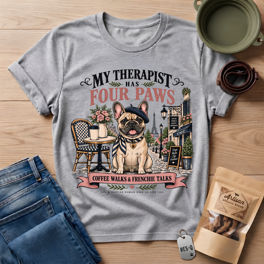 Frenchie Therapist T-Shirt