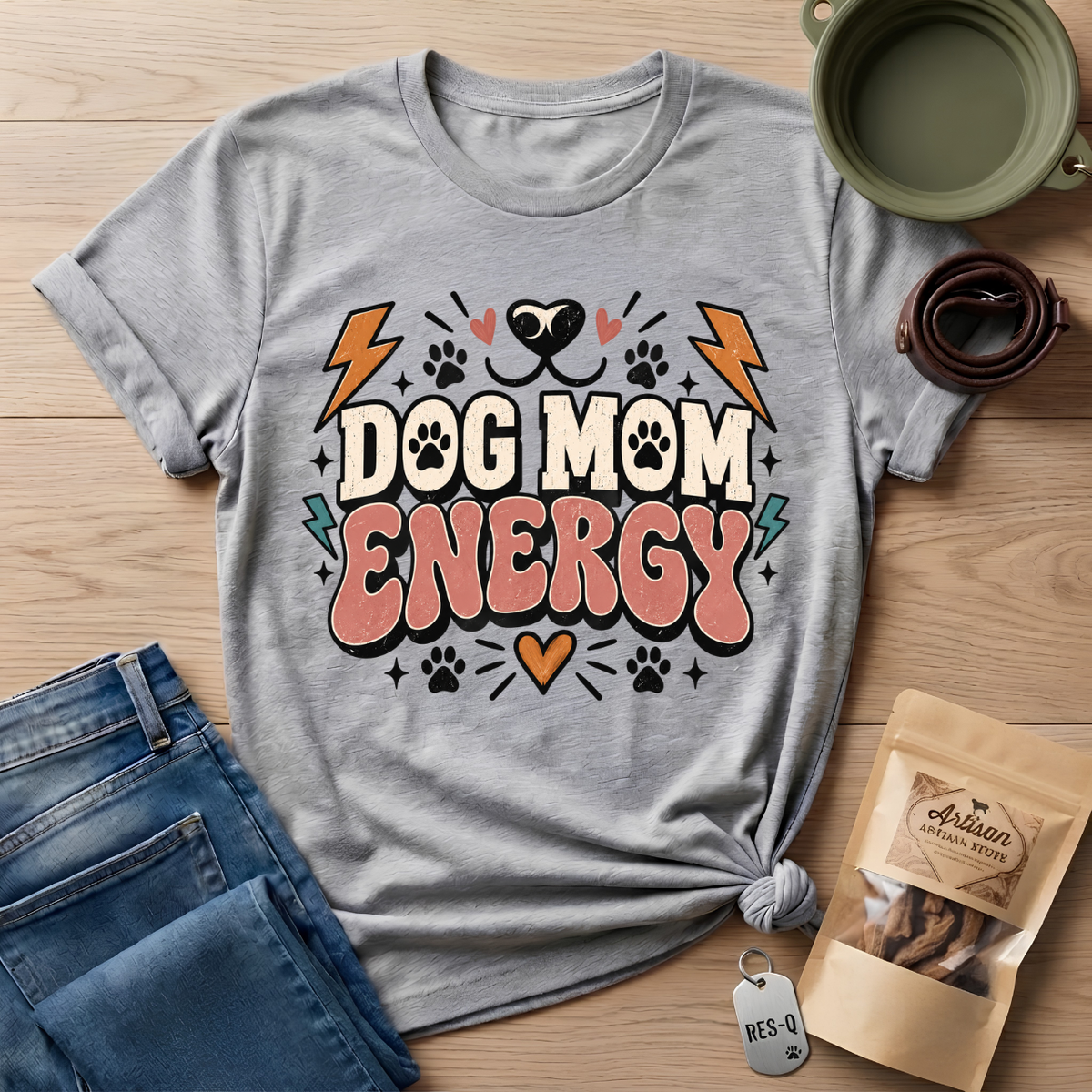 Dog Mom Energy T-Shirt