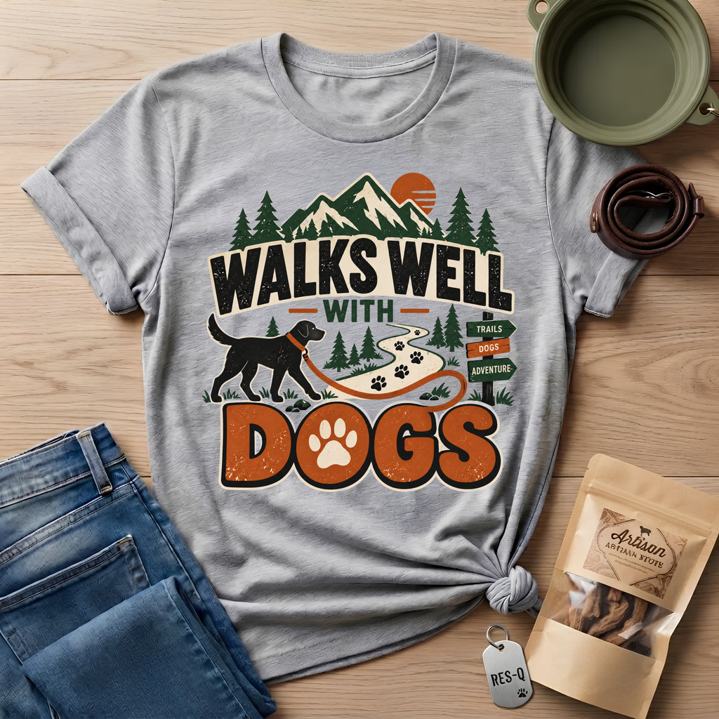 Walks Well Dogs T-Shirt