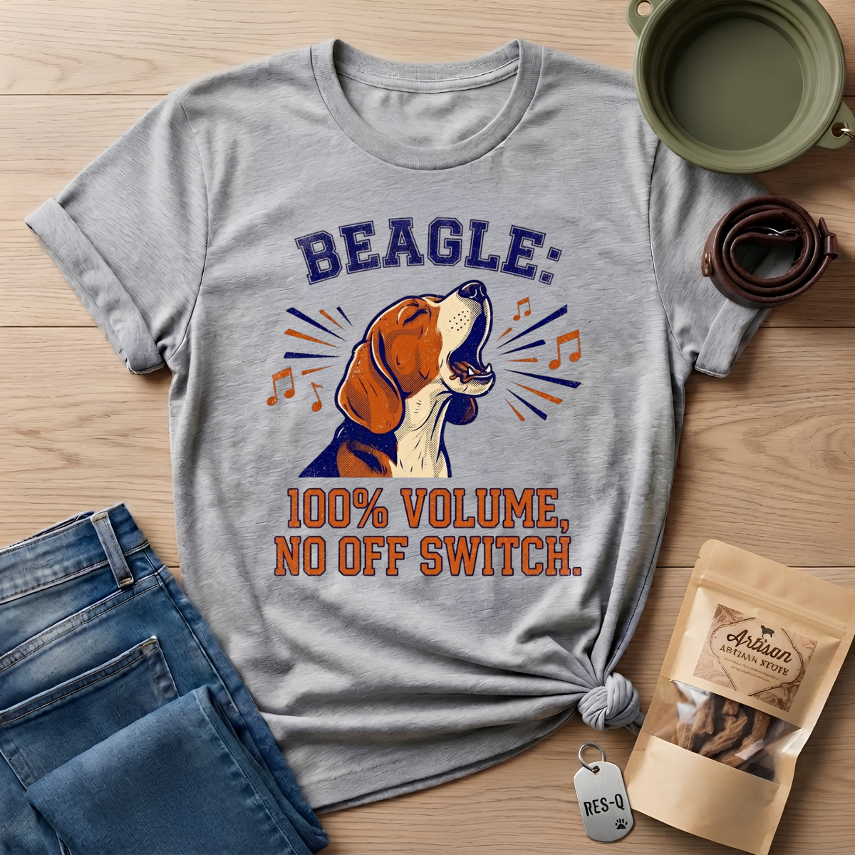 Beagle 100% Volume T-Shirt