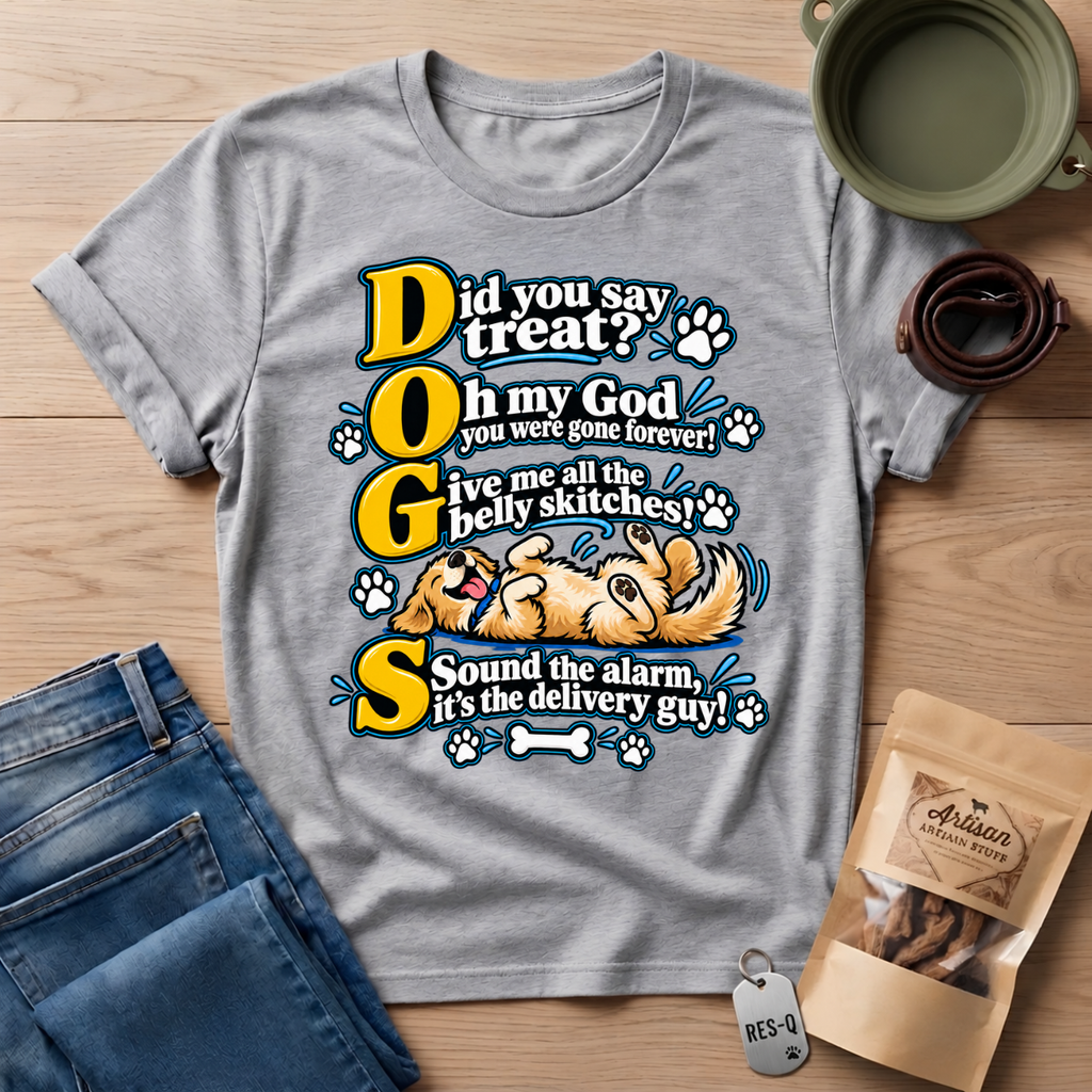 Gold DOGS T-Shirt