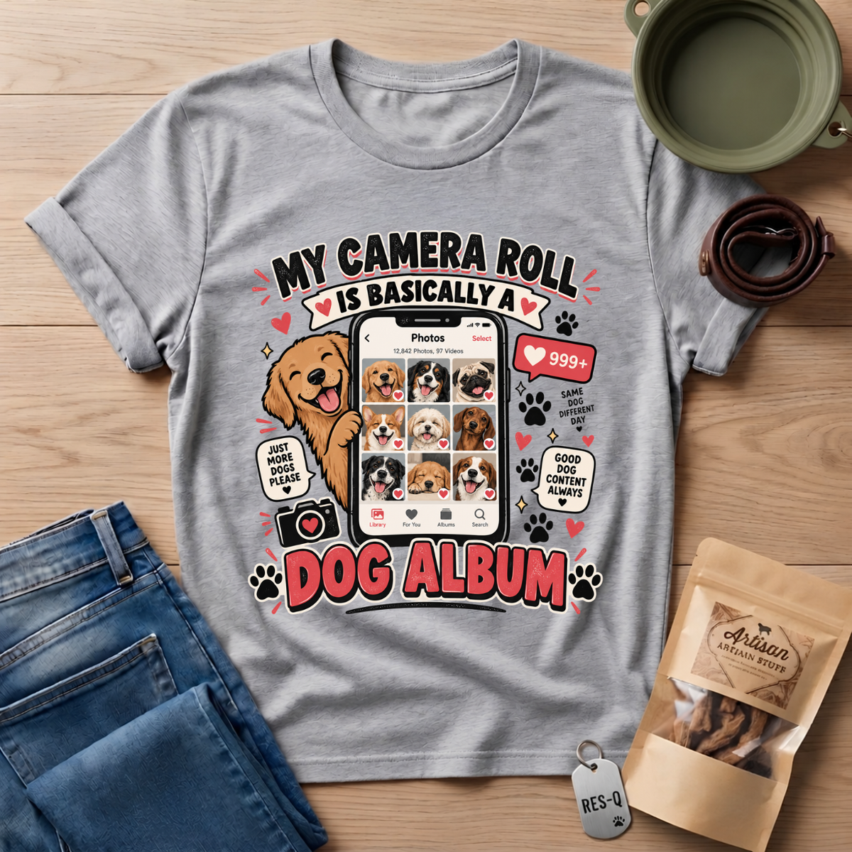 Dog Album T-Shirt