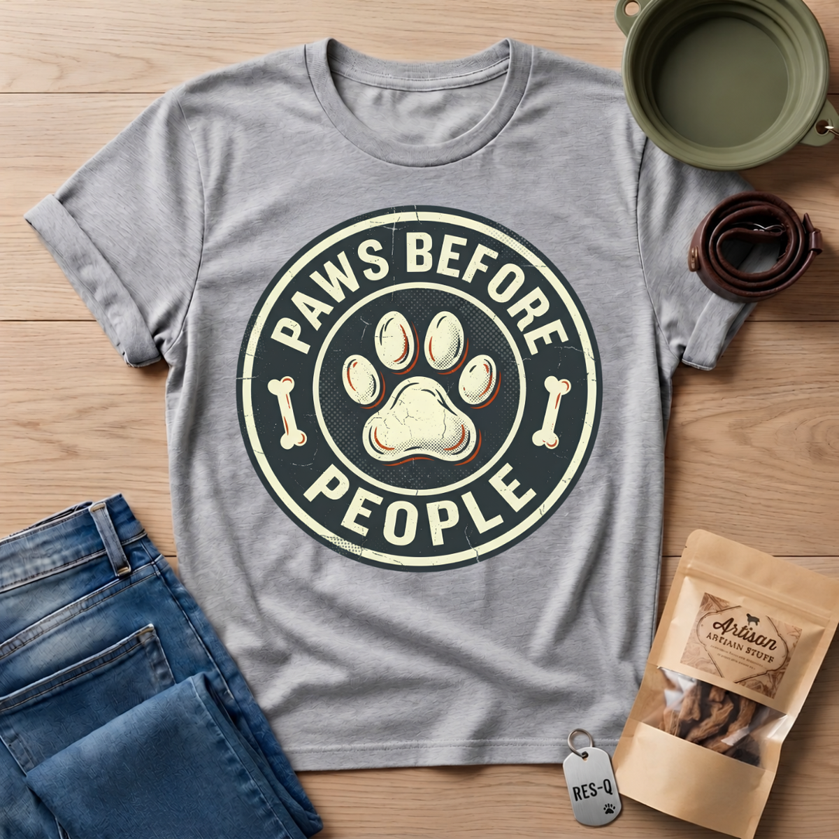 Paws Before People T-Shirt