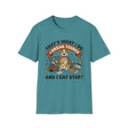 That's What I Do I Break Things I Eat Stuff Graphic T-Shirt