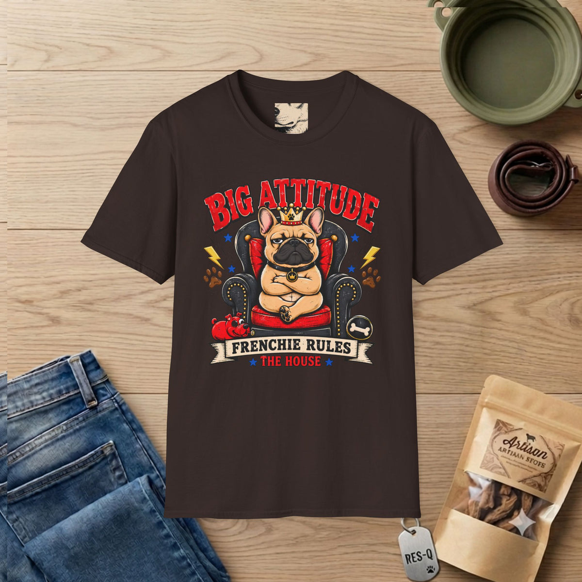 Frenchie Rules House T-Shirt
