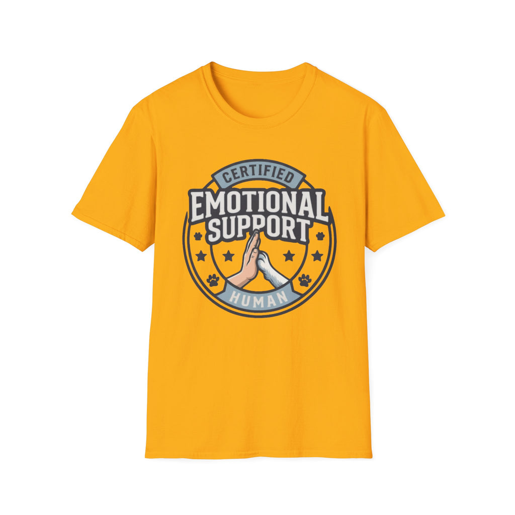 Certified Emotional Support Human T-Shirt