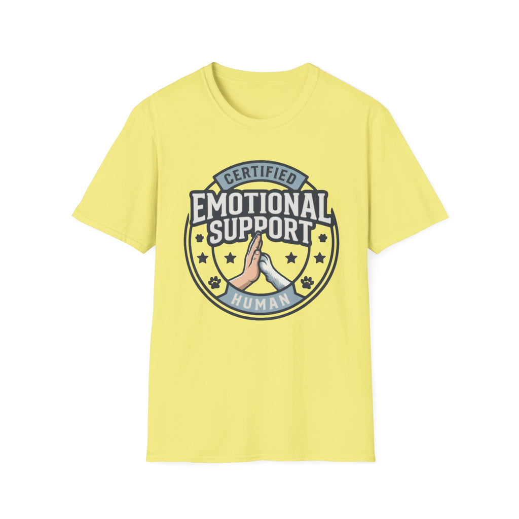 Certified Emotional Support Human T-Shirt