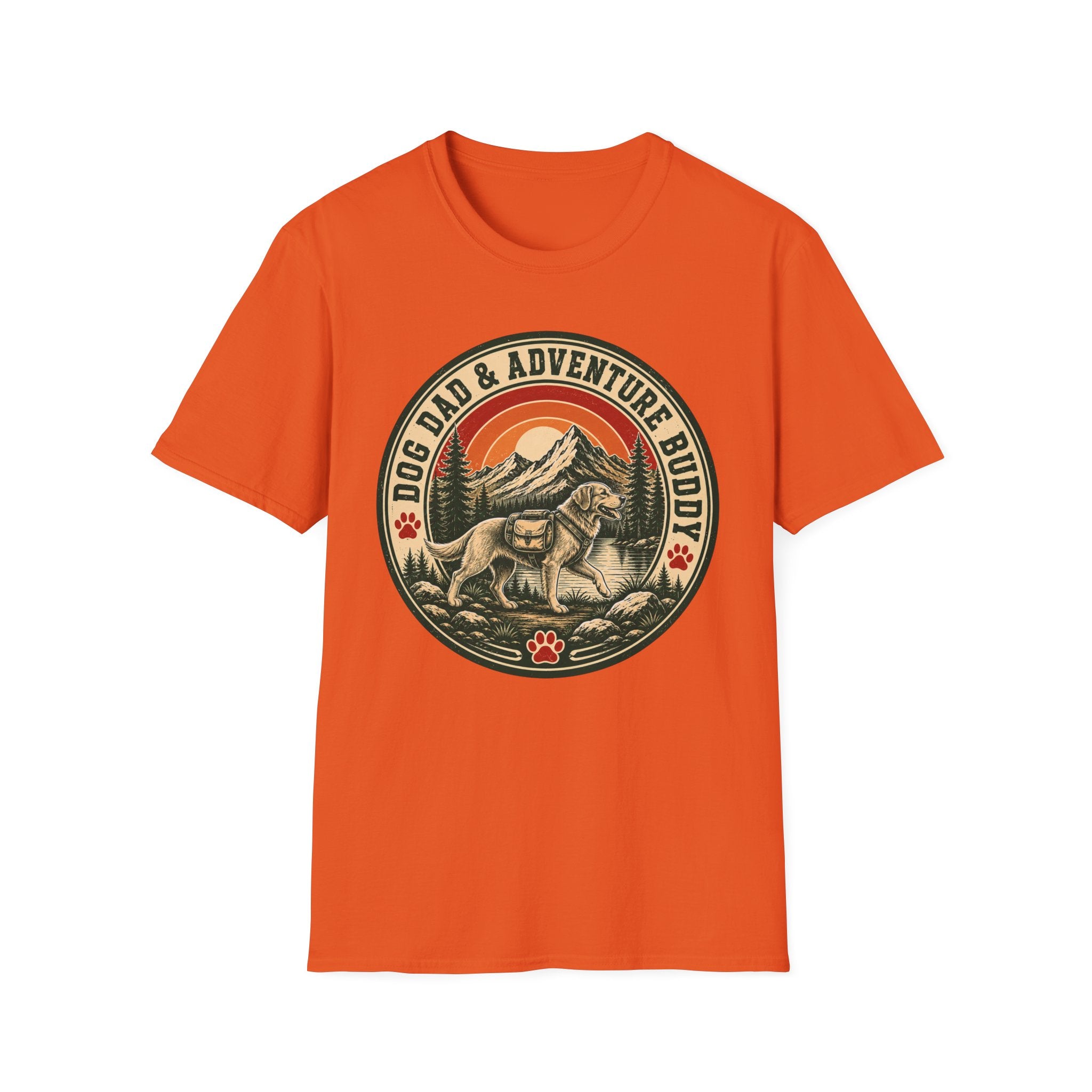 Dog Dad Adventure Buddy T-Shirt