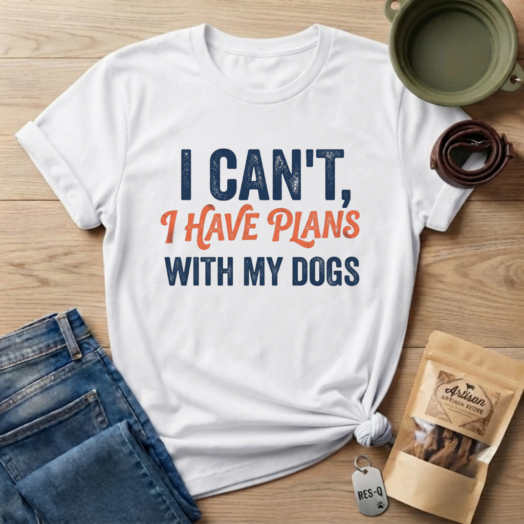 Plans With My Dogs T-Shirt