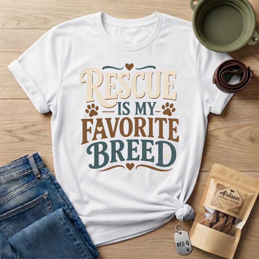 Rescue is My Favorite Breed T-Shirt