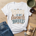 Rescue is My Favorite Breed T-Shirt