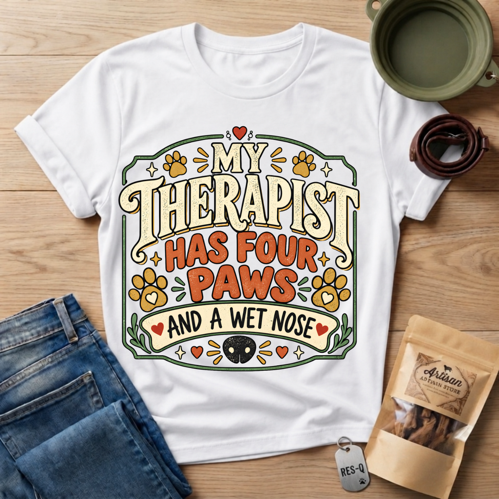 Four Paws Therapist T-Shirt