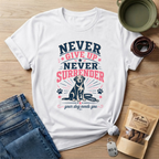 Pink Never Give Up Never Surrender T-Shirt