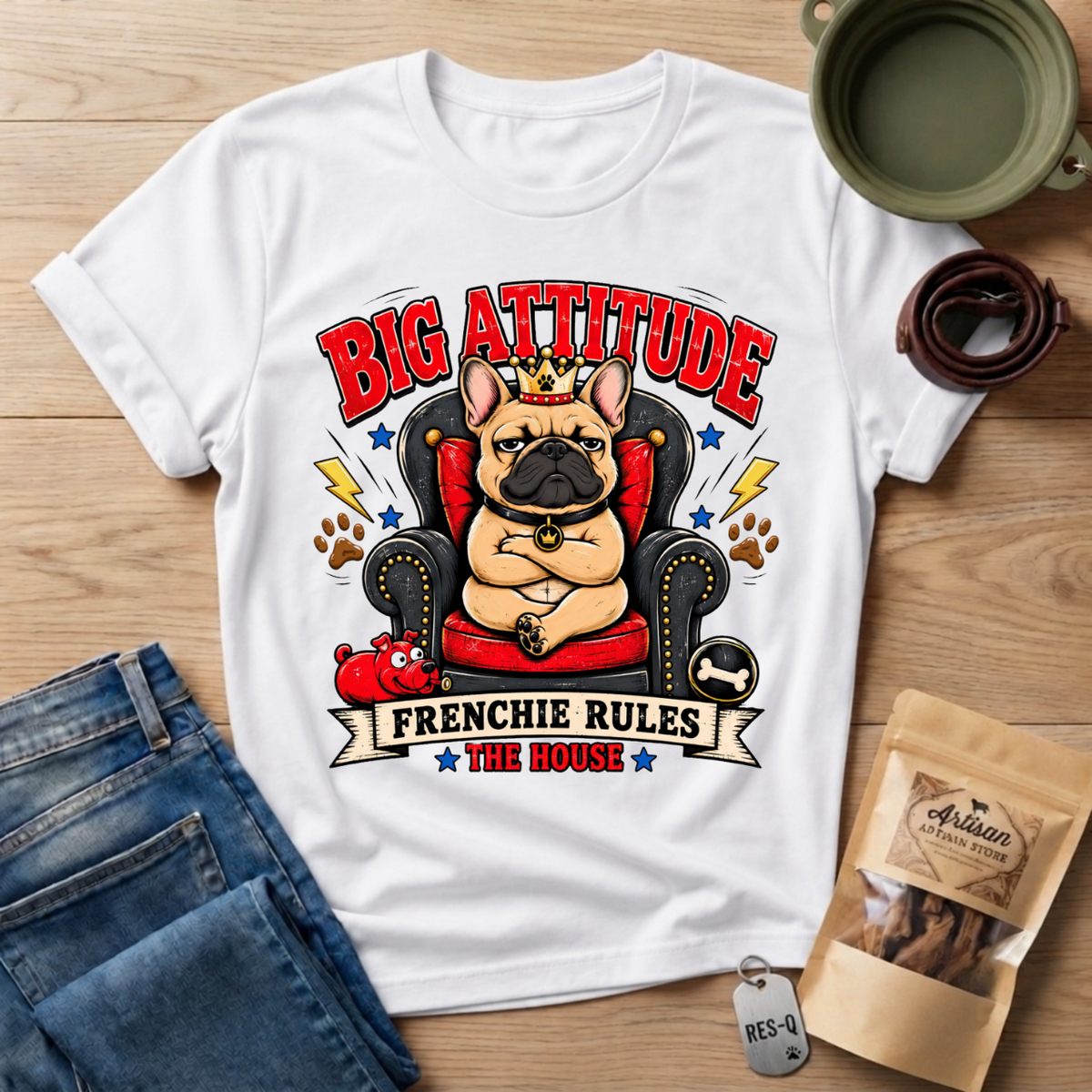Frenchie Rules House T-Shirt