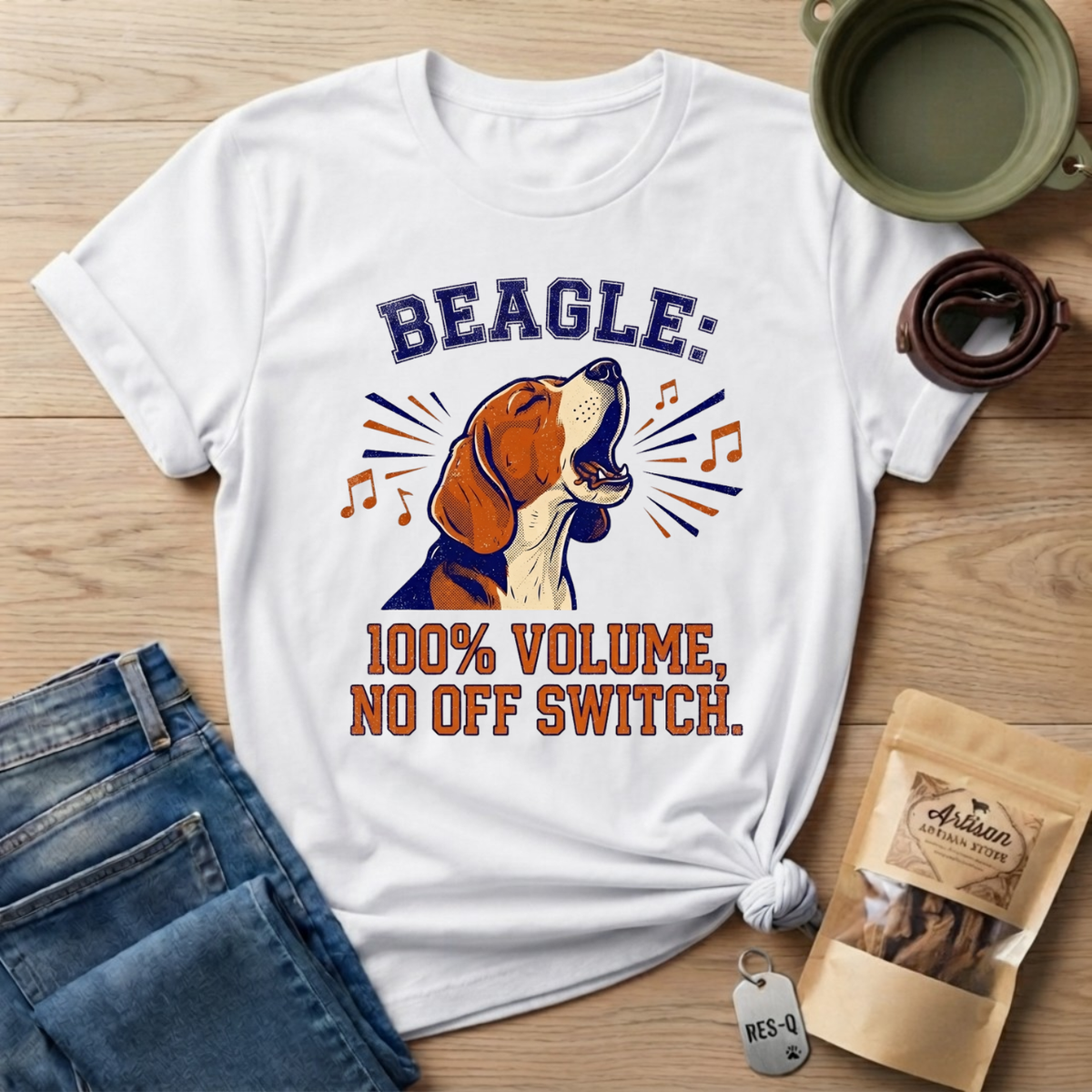 Beagle 100% Volume T-Shirt