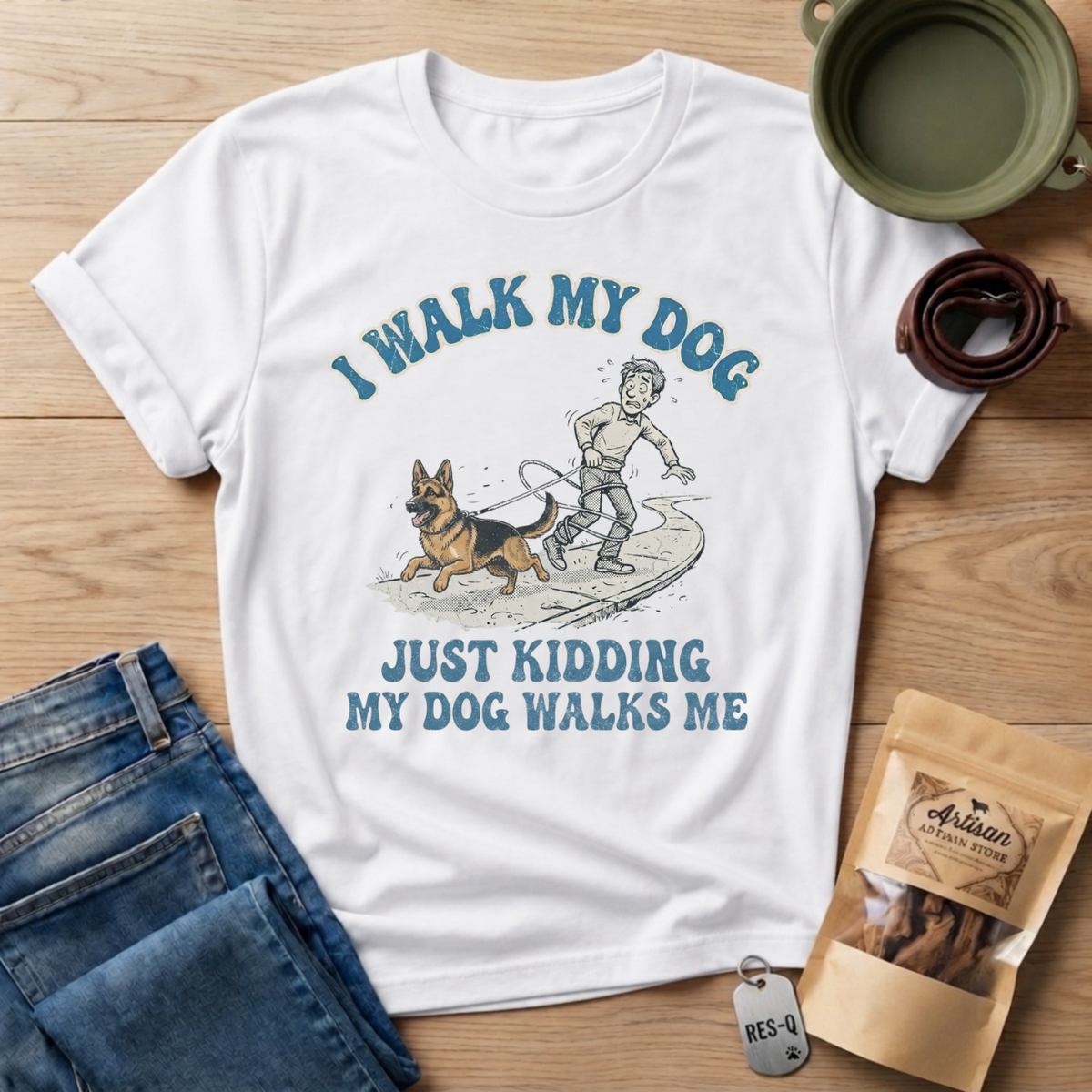 I Walk My Dog T-Shirt