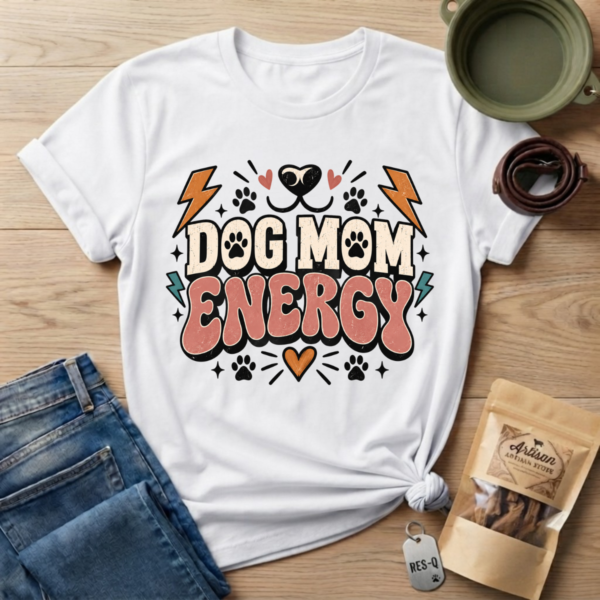 Dog Mom Energy T-Shirt
