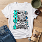 Teal DOGS   T-Shirt