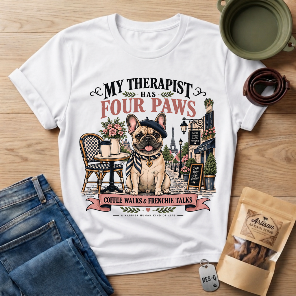 Frenchie Therapist T-Shirt