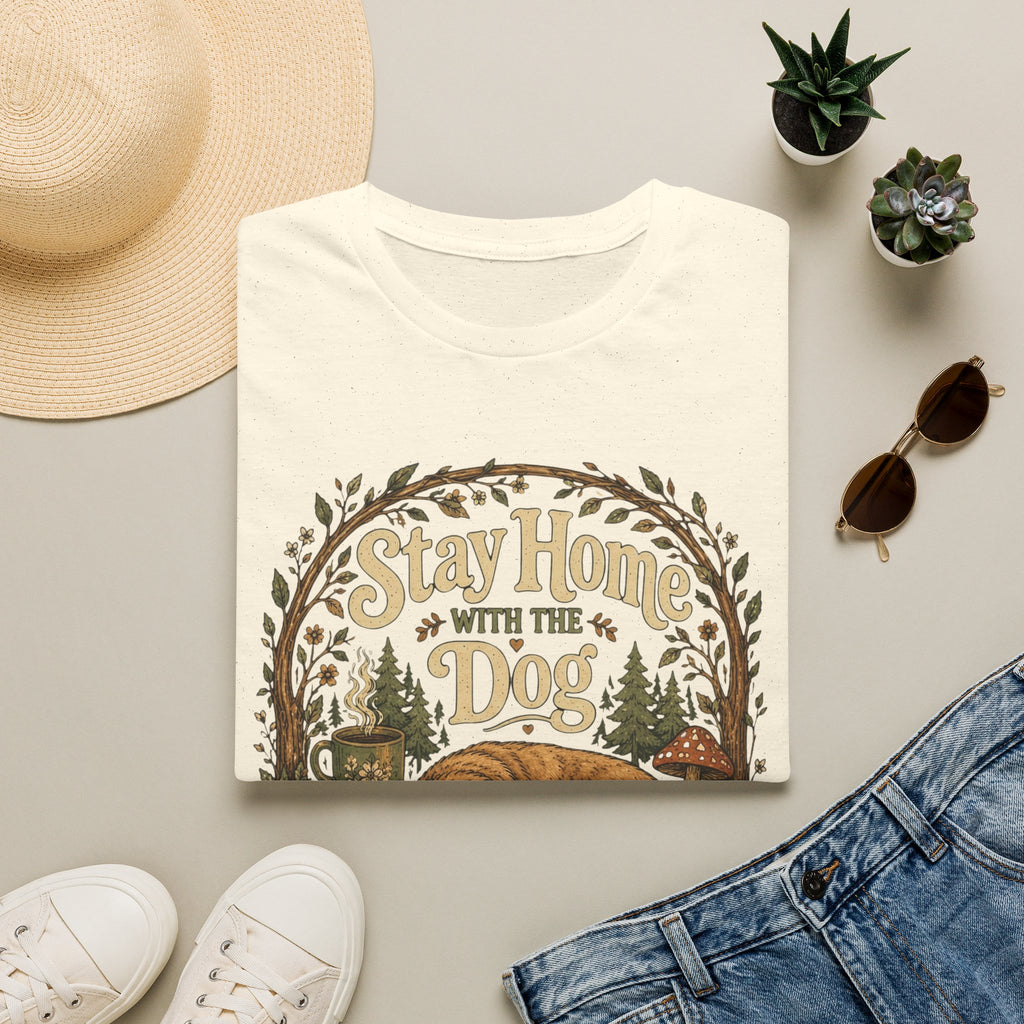 Stay Home With The Dog T-Shirt