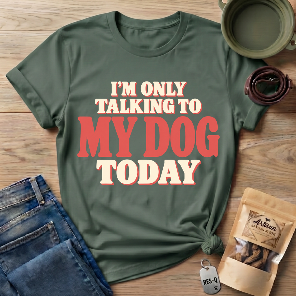 Only Talking Text T-Shirt