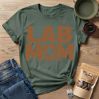 Lab Mom Text T-Shirt