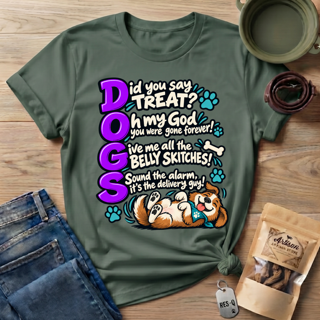 Violet DOGS   T-Shirt