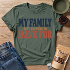 My Family Text T-Shirt