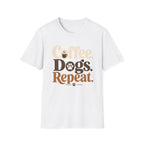 Coffee Dogs Repeat T-Shirt