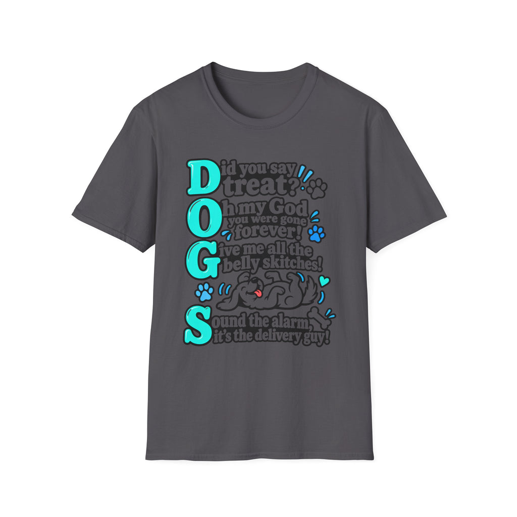 Teal DOGS   T-Shirt