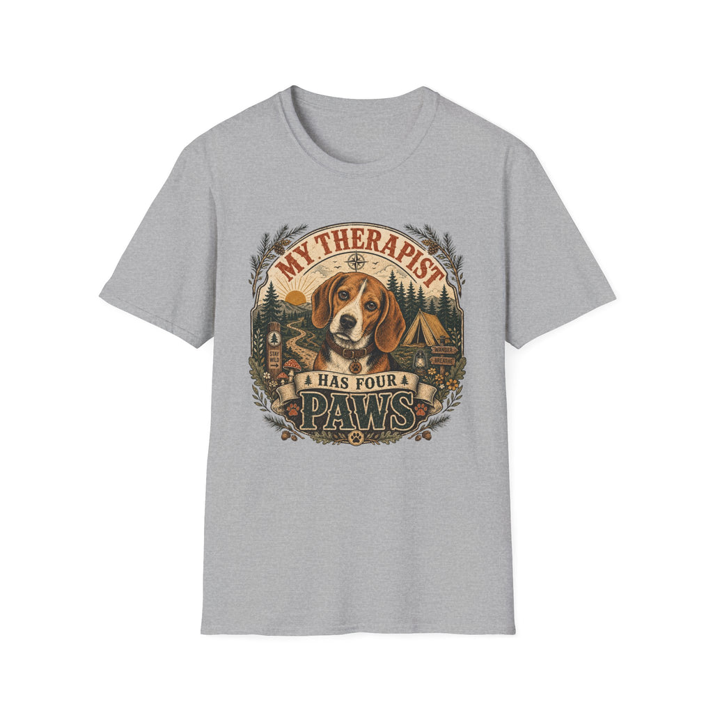Beagle My Therapist Has Four Paws T-Shirt