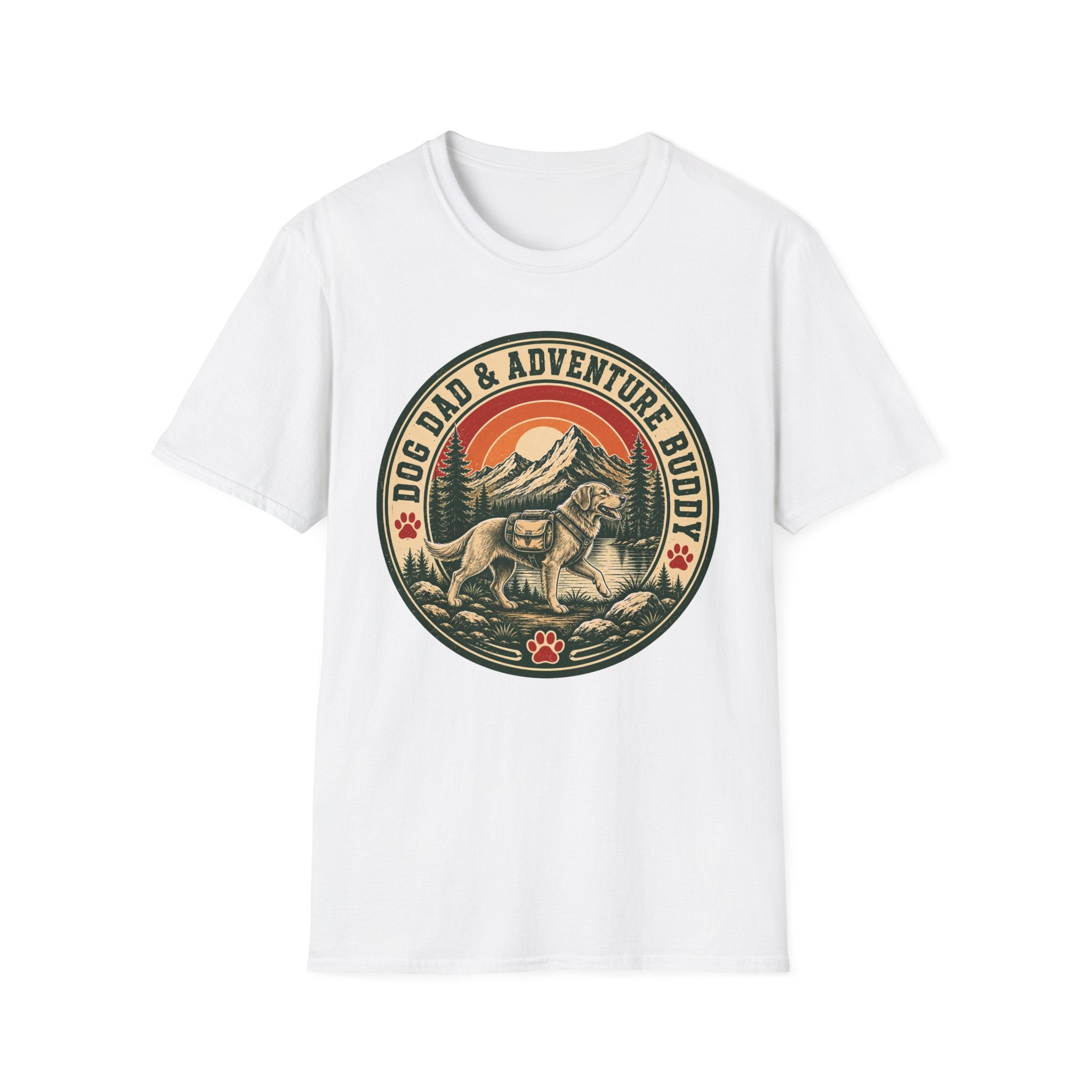 Dog Dad Adventure Buddy T-Shirt