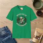 Rugged Never Give Up Never Surrender T-Shirt