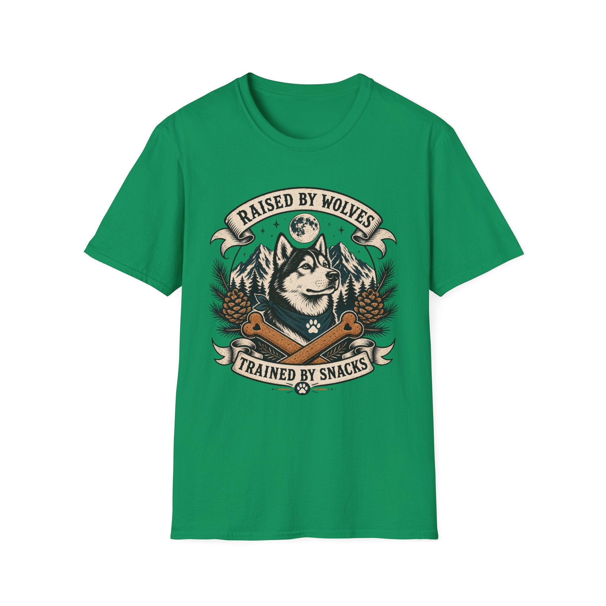 Raised By Wolves Trained By Snacks T-Shirt