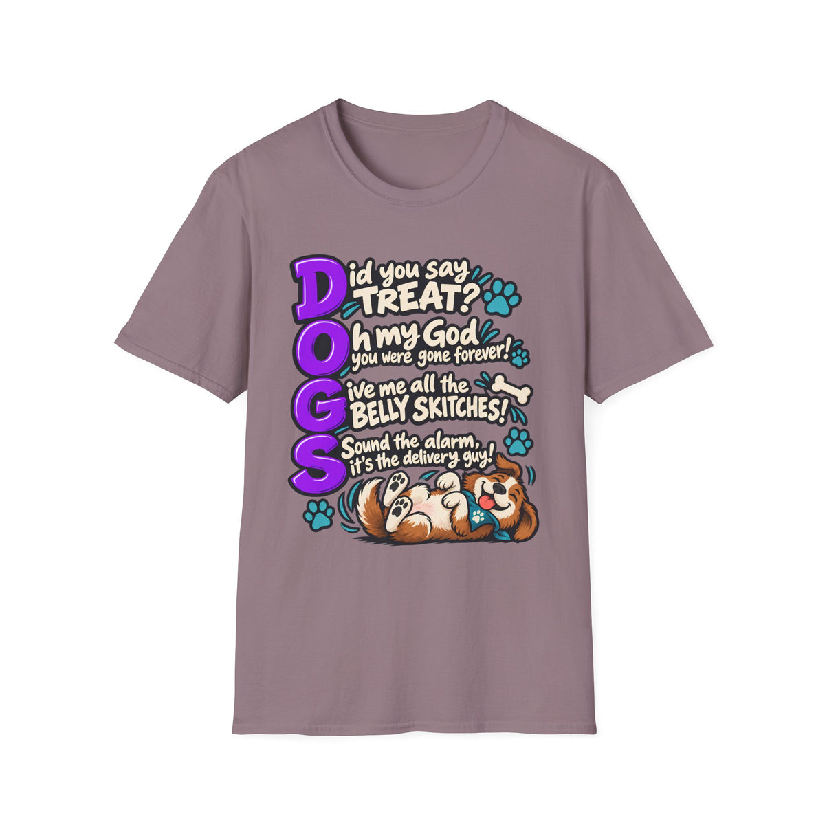 Violet DOGS   T-Shirt