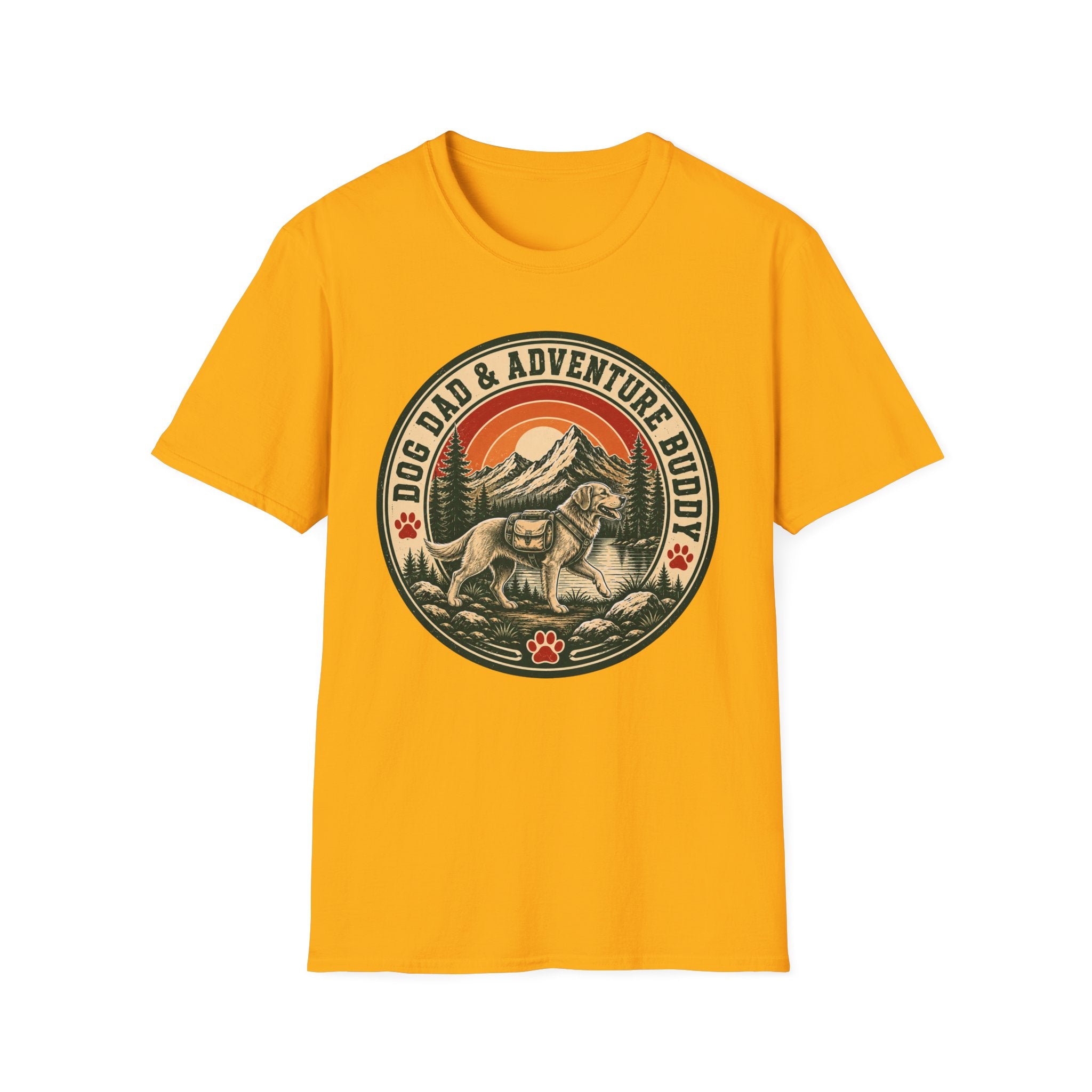 Dog Dad Adventure Buddy T-Shirt
