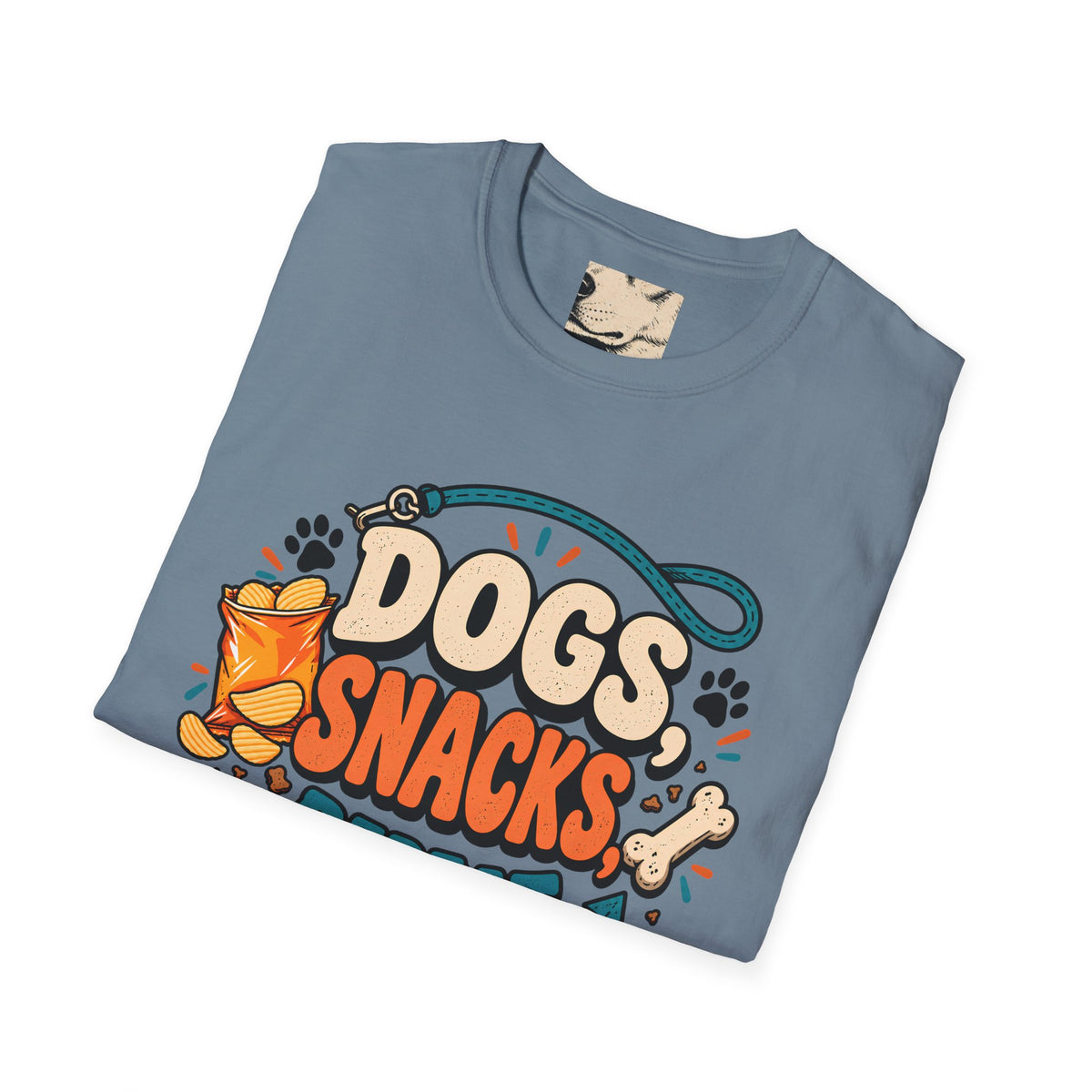 Dogs Snacks Repeat T-Shirt
