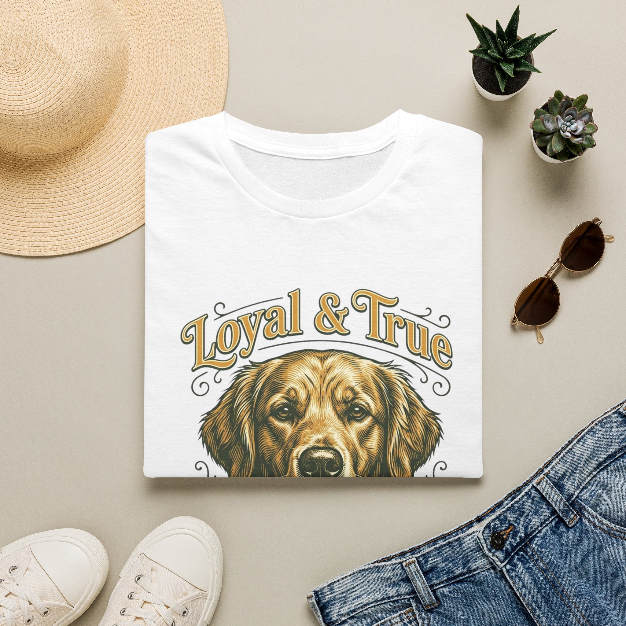 Loyal and True Golden Retriever T-Shirt