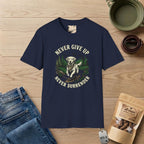 Rugged Never Give Up Never Surrender T-Shirt