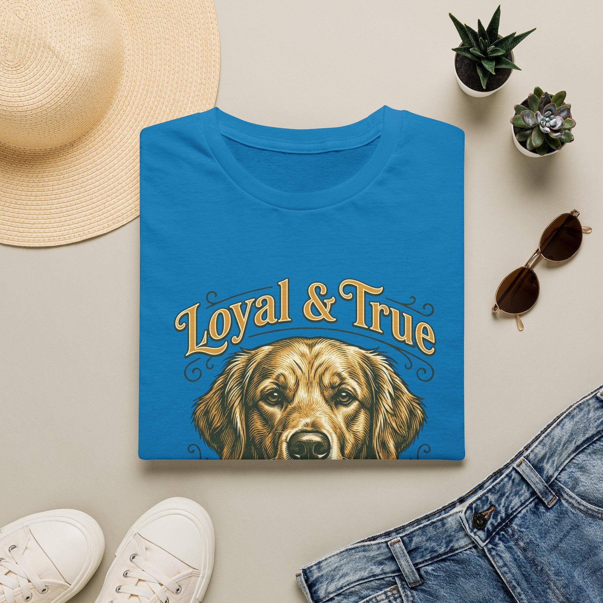 Loyal and True Golden Retriever T-Shirt