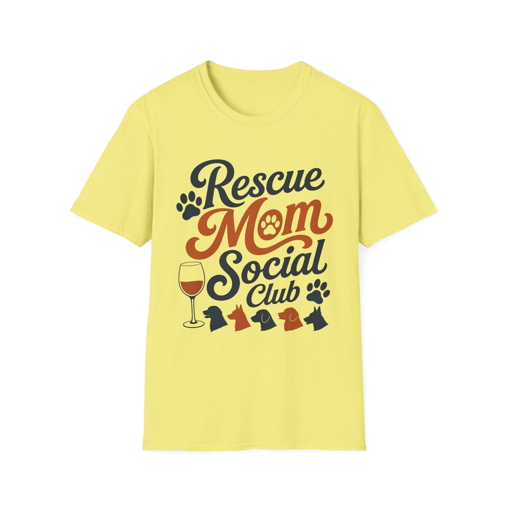 Rescue Mom Social Club T-Shirt
