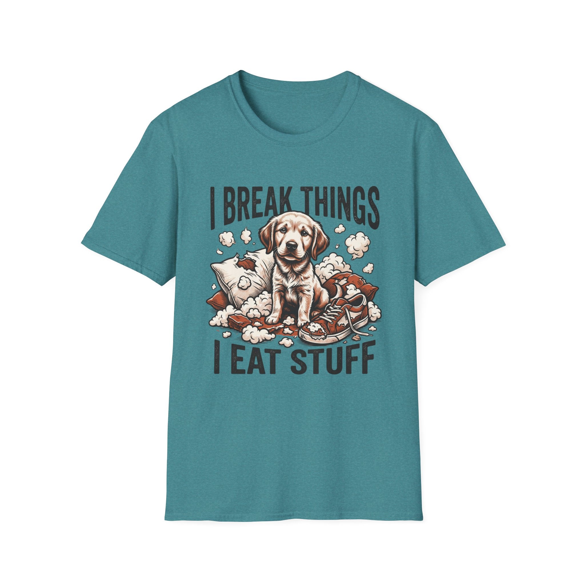 I Break Things I Eat Stuff Puppy T-Shirt