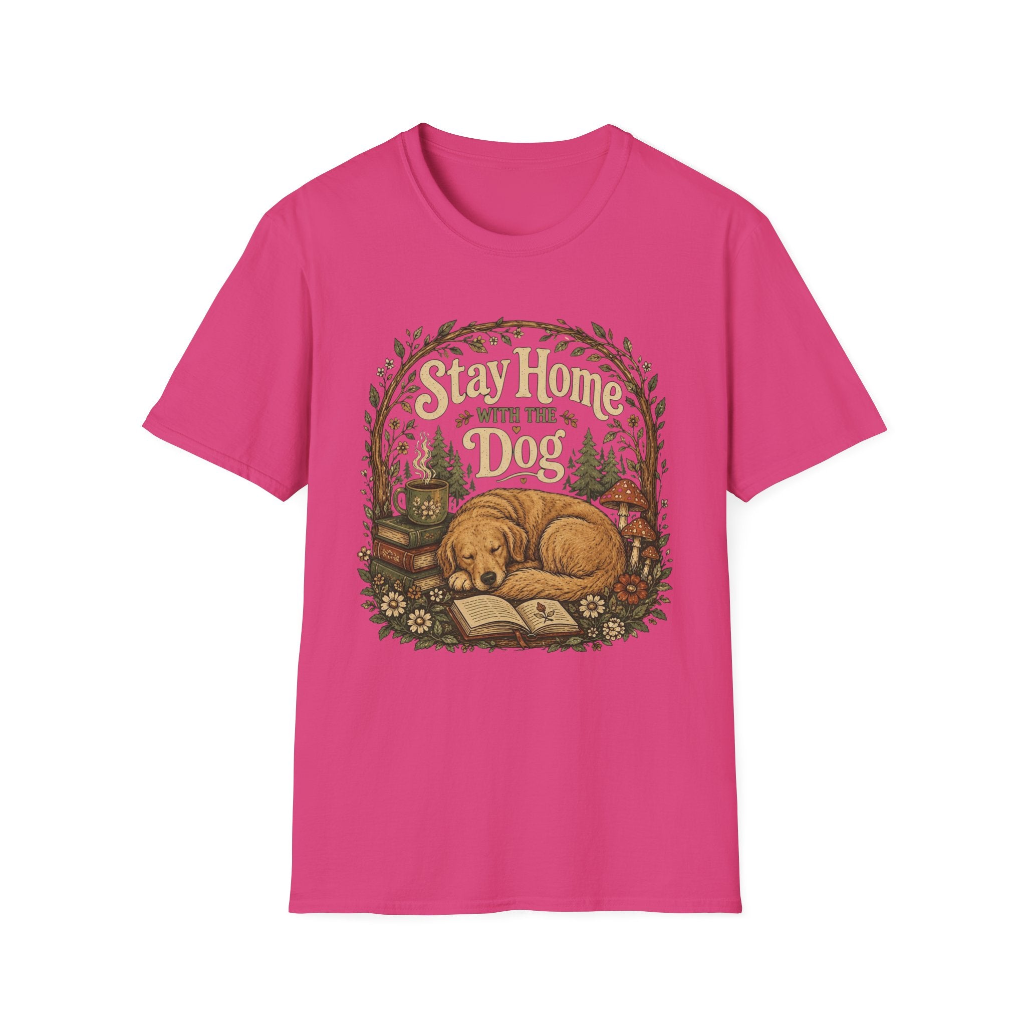 Stay Home With The Dog T-Shirt