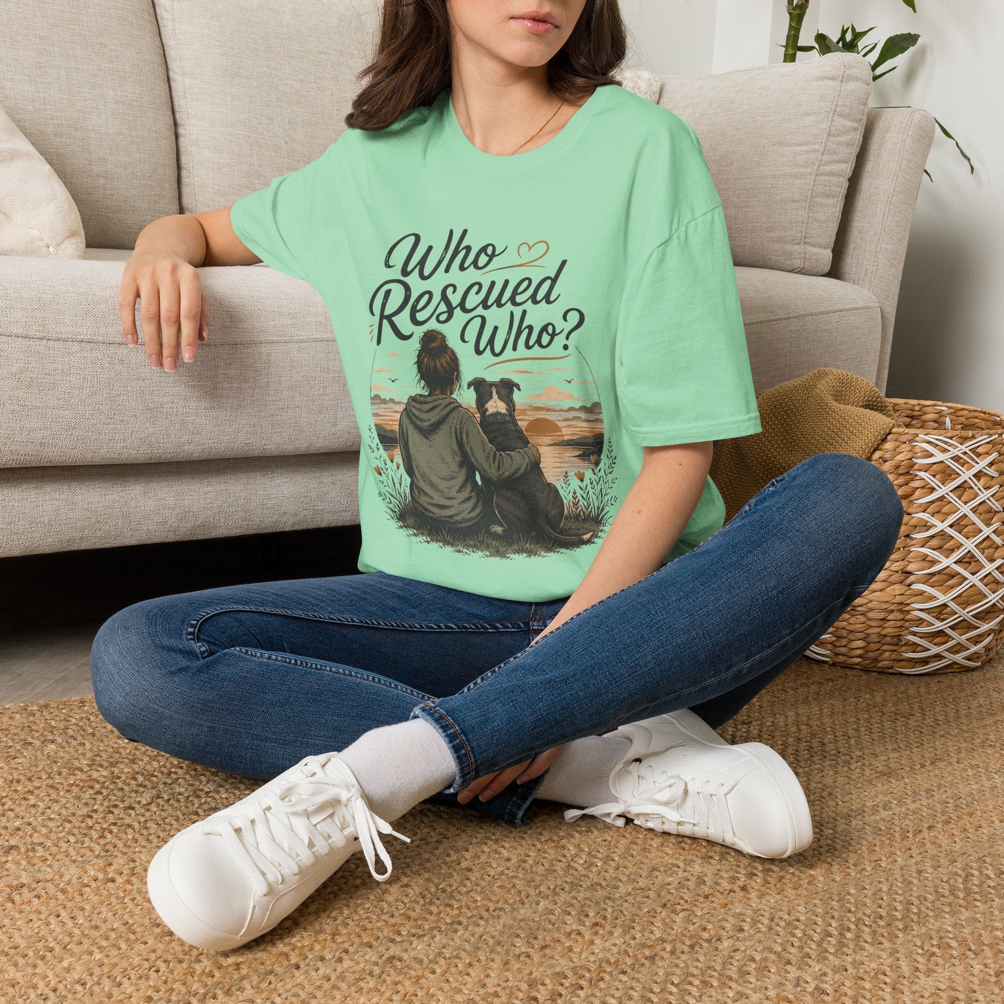 Who Rescued Who T-Shirt